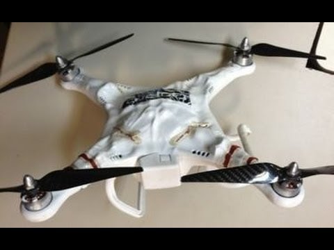 crashed drone